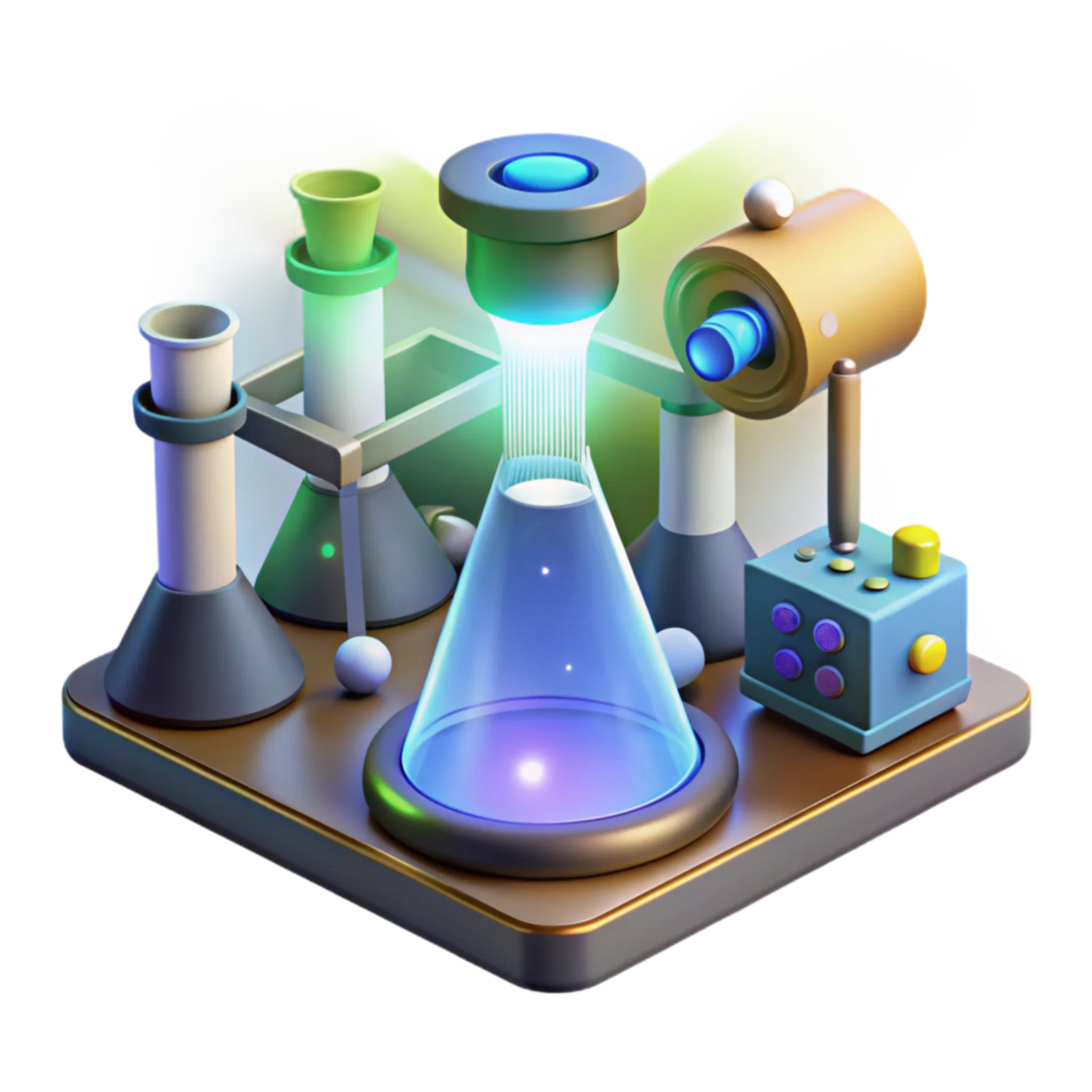 AI-powered keyword research illustration